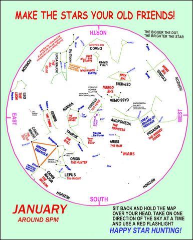 Make stars old friends map