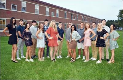 Mars Area High School's 2021 homecoming court